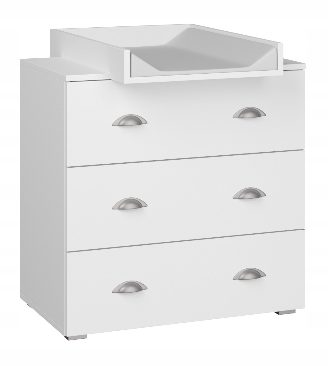 Komoda Mia 80 cm z przewijakiem biały mat