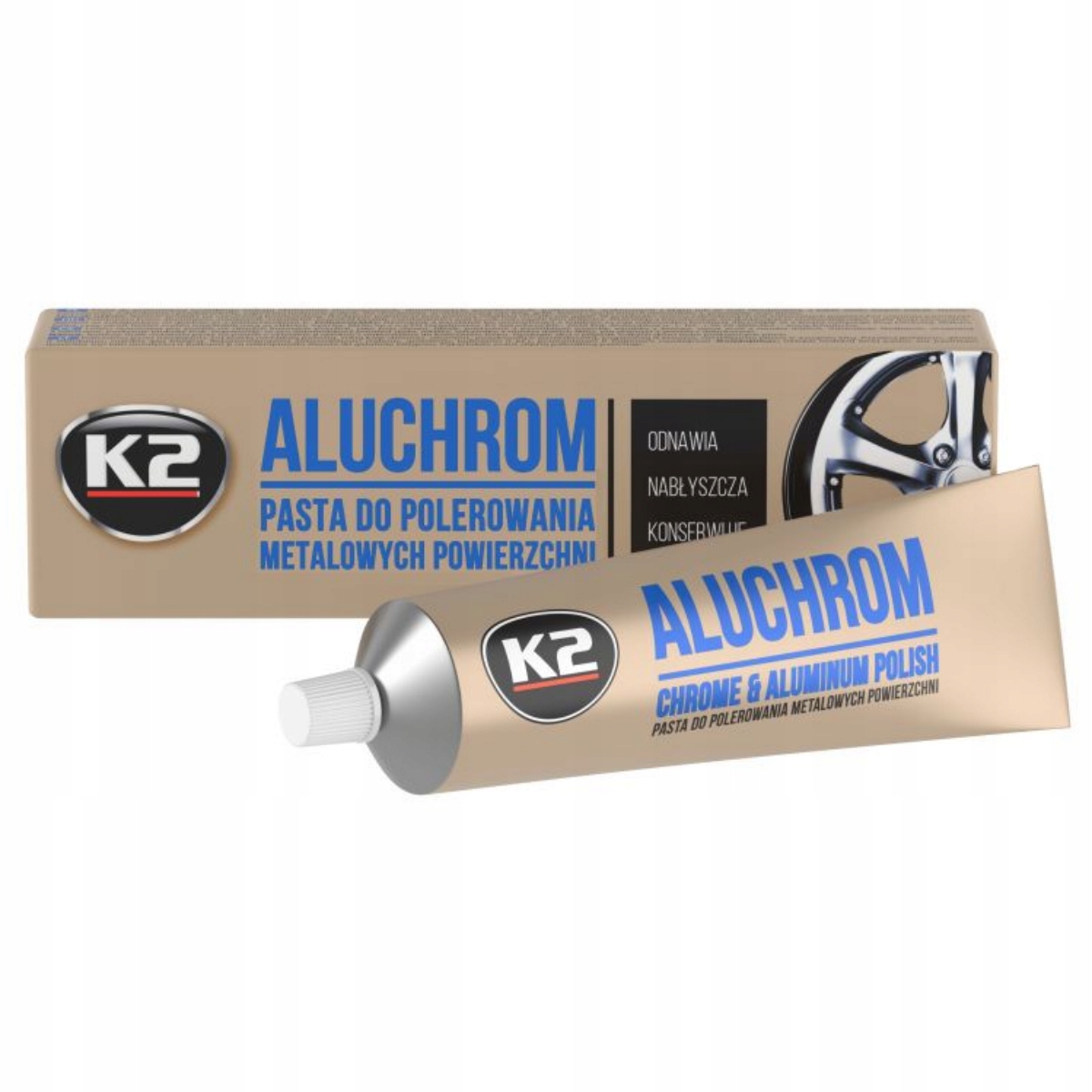 

K2 Aluchrom Pasta Polerska Felgi Aluminium Chrom