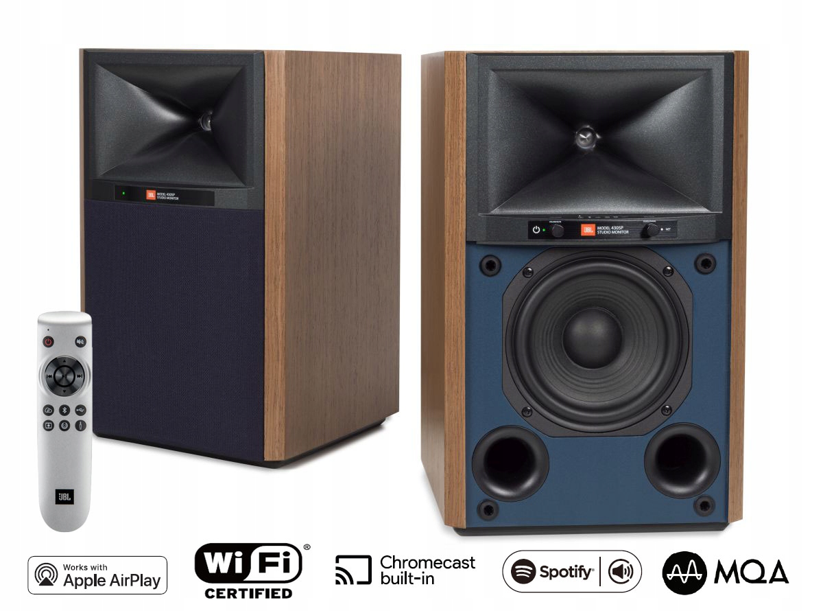 Jbl 4305P Štúdio, Monitor, Aktívne Stojanové Reproduktory, Orech