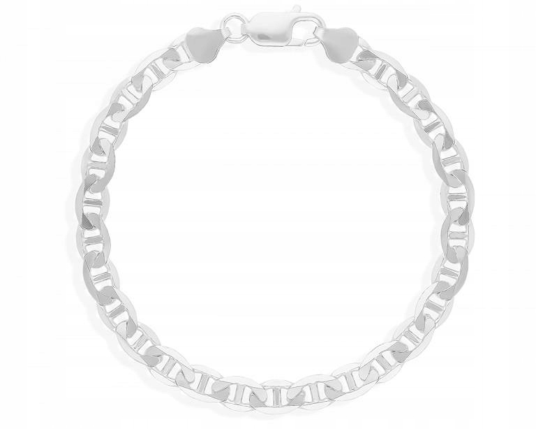 Pánský Náramek Stříbrný Gucci Široký Stříbro ryzost 925 délka 22 cm