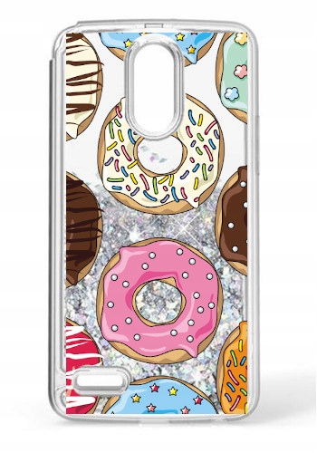 

etui płynny brokat donut pączki do Lg K10 2018