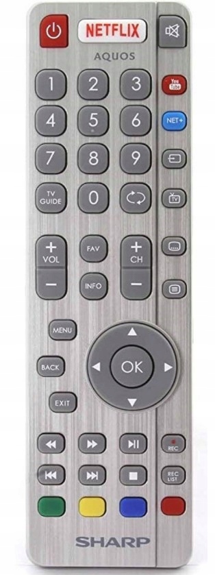 Dálkový Ovladač Originální Sharp Led LC-32CHE6242E Rádiové