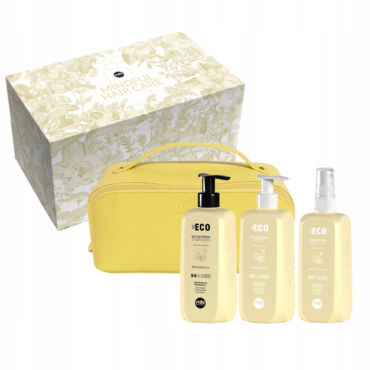 Mila Be Eco Sos Nutrition regenerační vánoční sada na vlasy