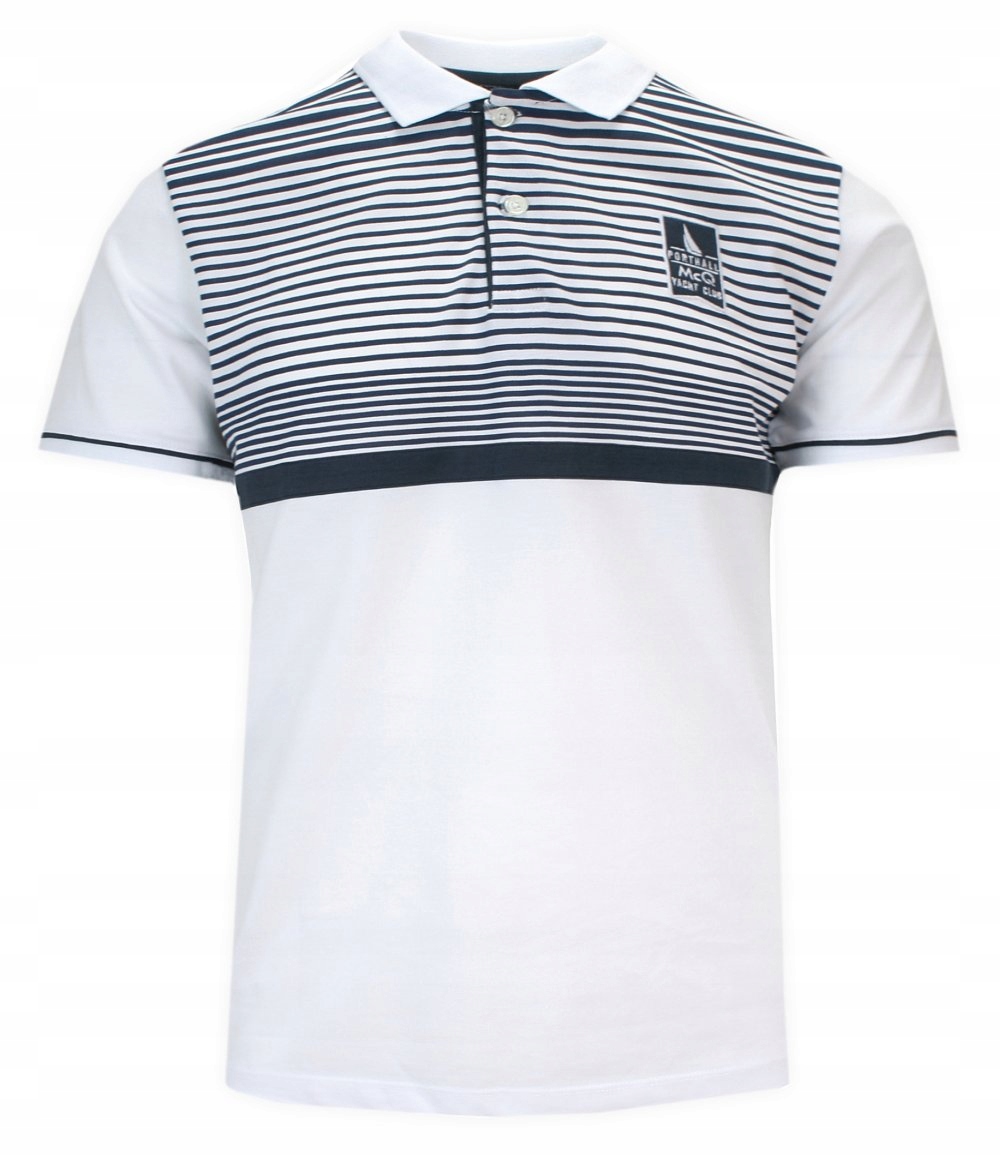 Bílo-granátové Polokošile s proužky XXL