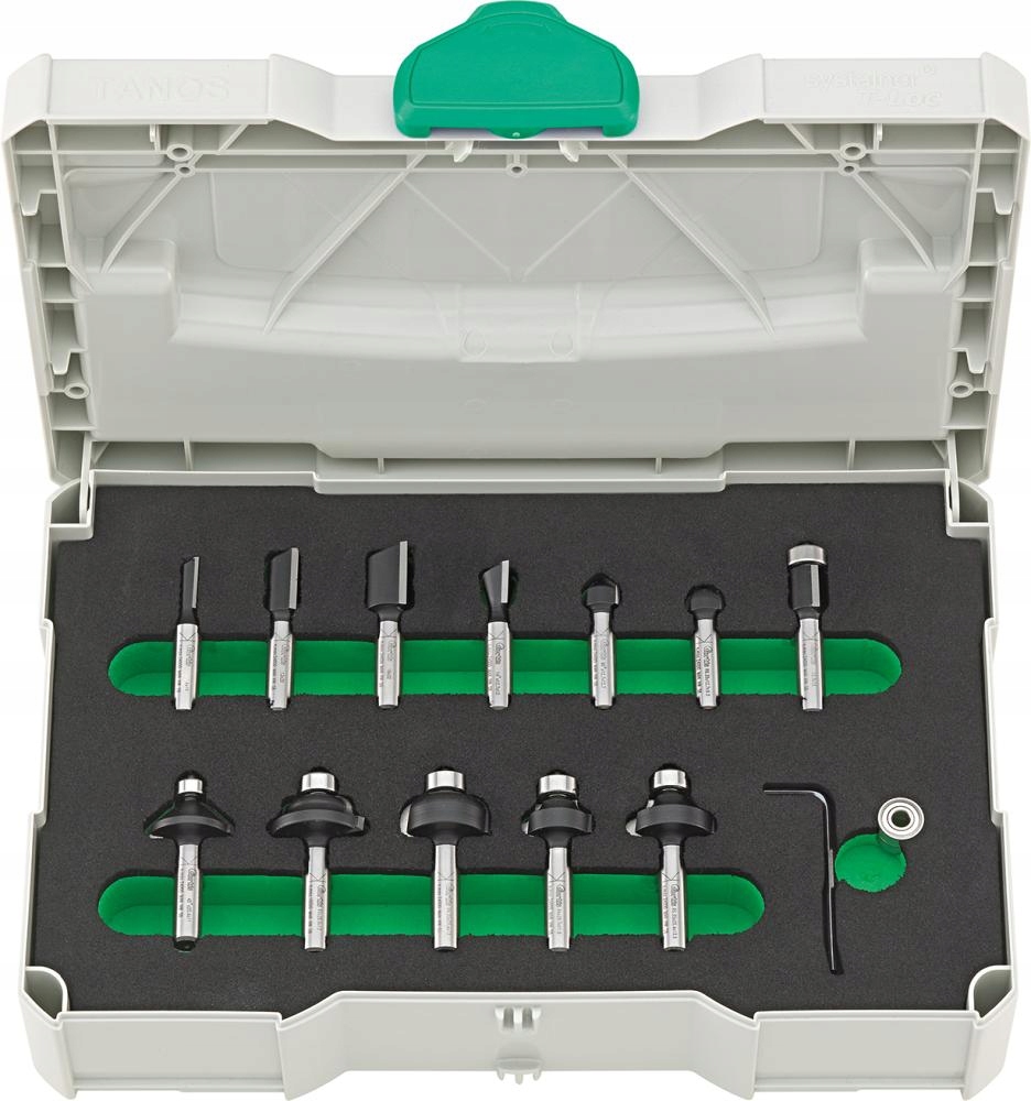 Sada stopkových fréz Hw 12dílná v kufříku Systainer Fortis