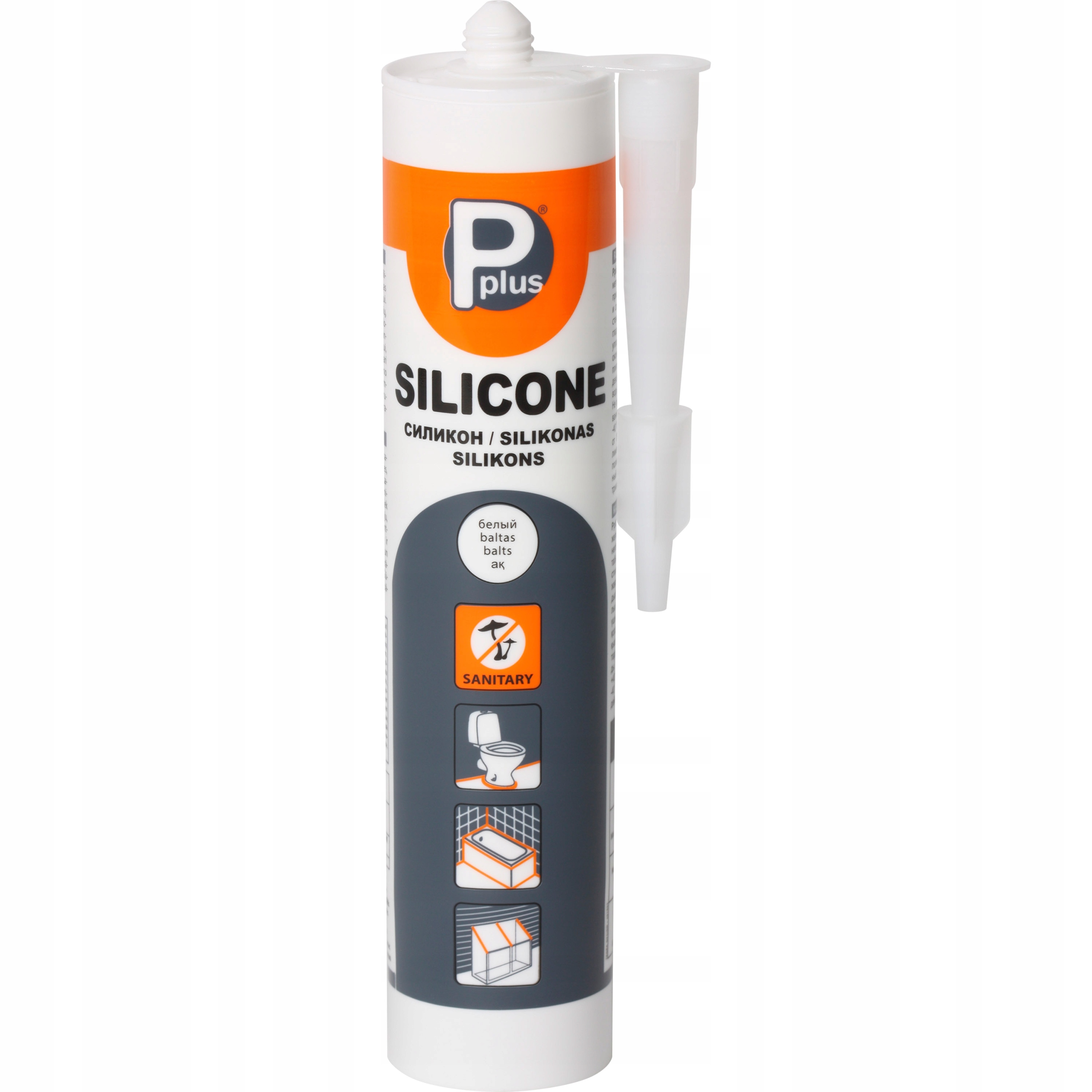 

Silikon sanitarny P Plus bezbarwny 280 ml