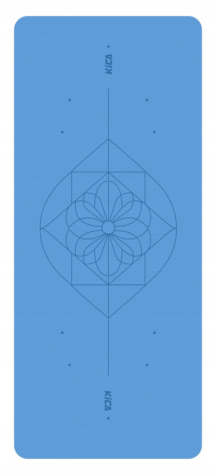 Mata do jogi KiCA JM01 - niebieska