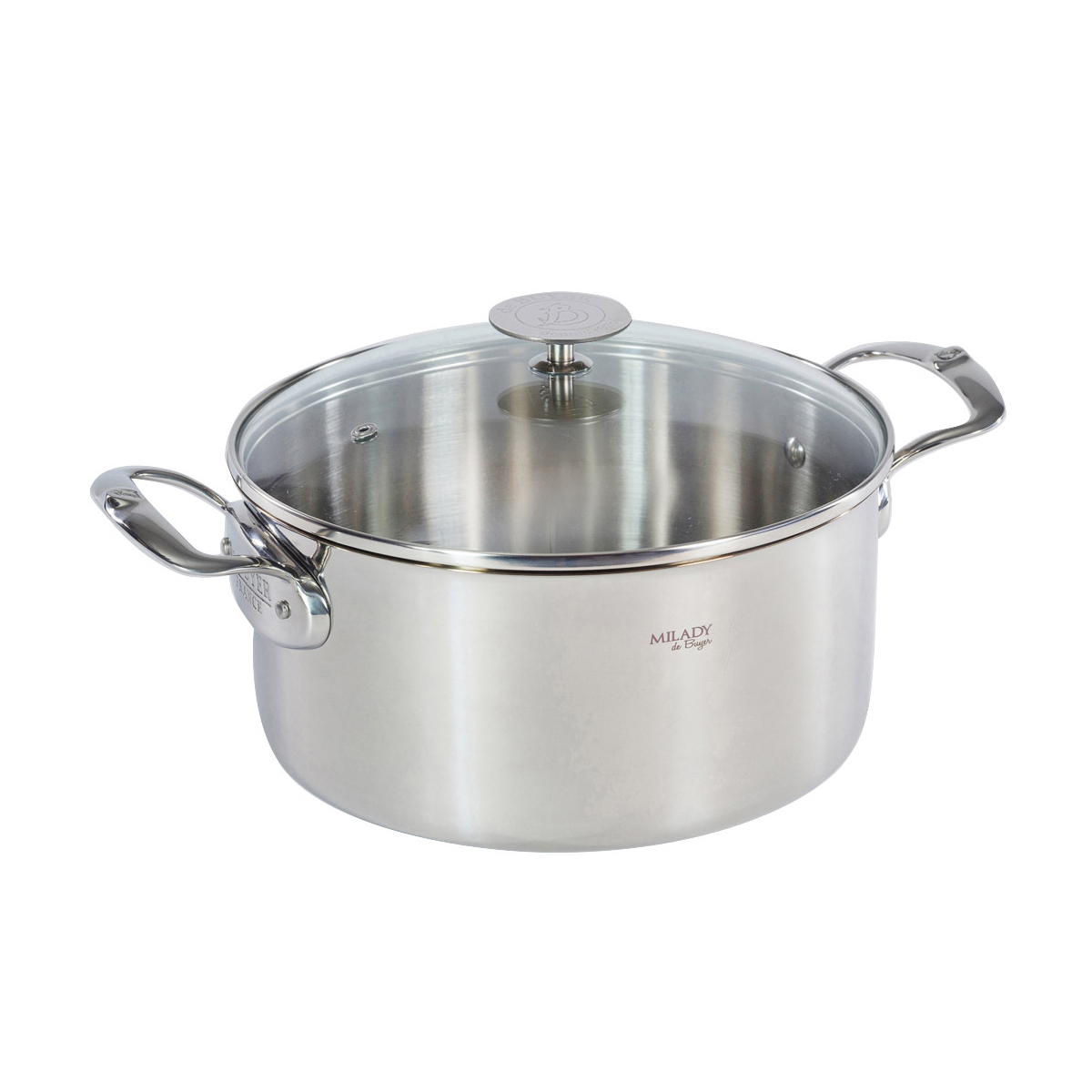 Hrnec de Buyer, 3427.28, Milady, průměr 28 cm, objem 8 l, nýtovaná rukojeť