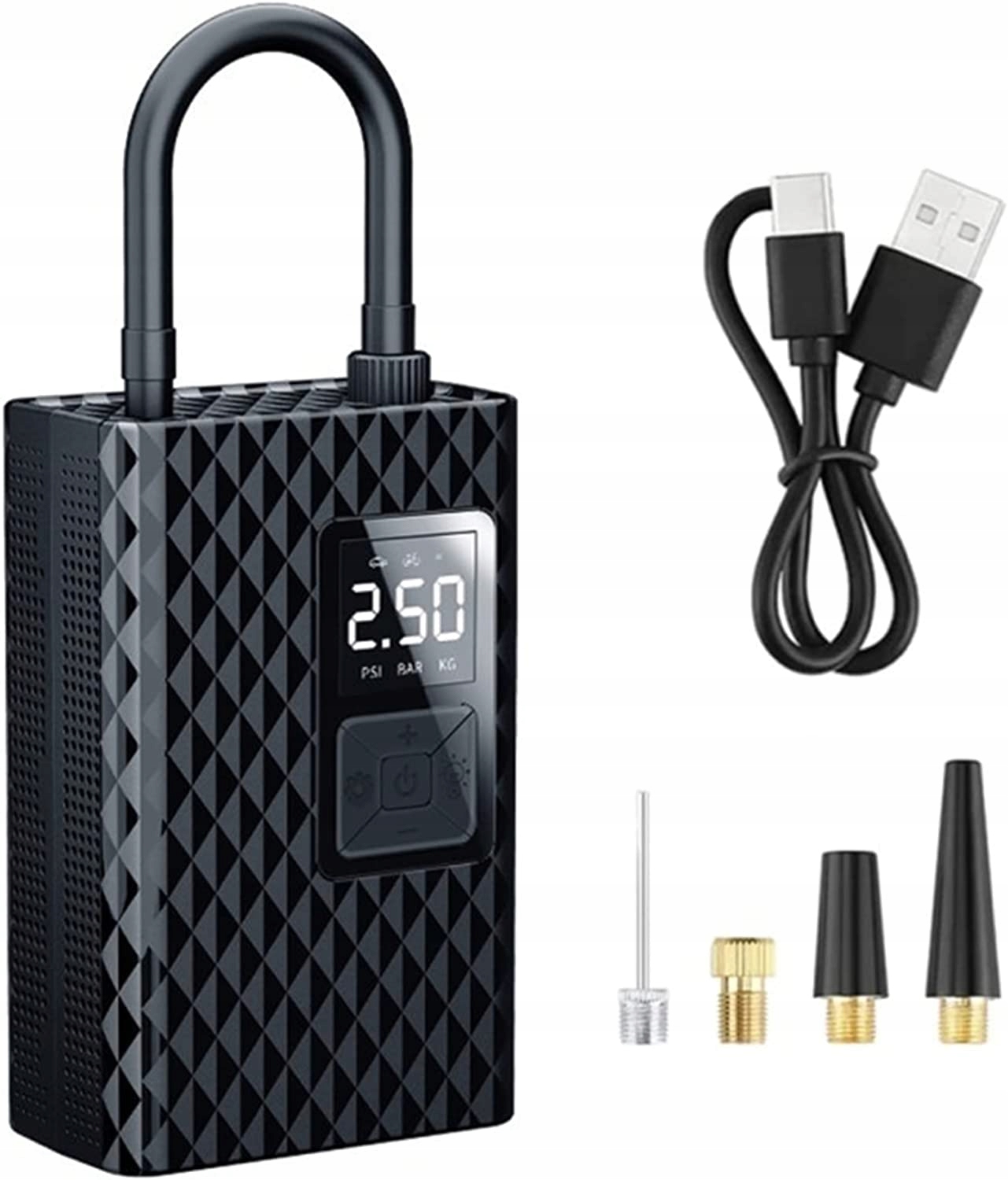 Электрический насос для автомобильных шин akumu USB