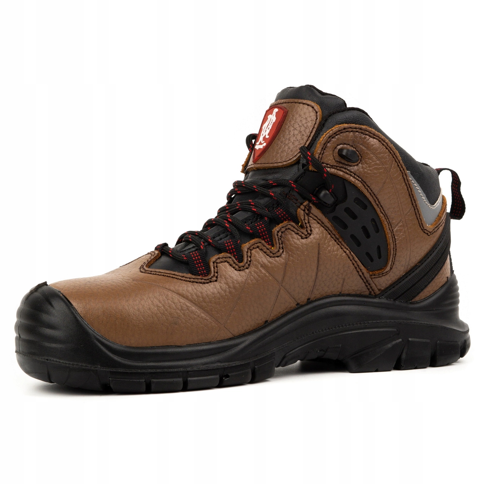 Buty męskie trzewiki URGENT 131 S1 Brązowe 43 Rozmiar obuwia 43