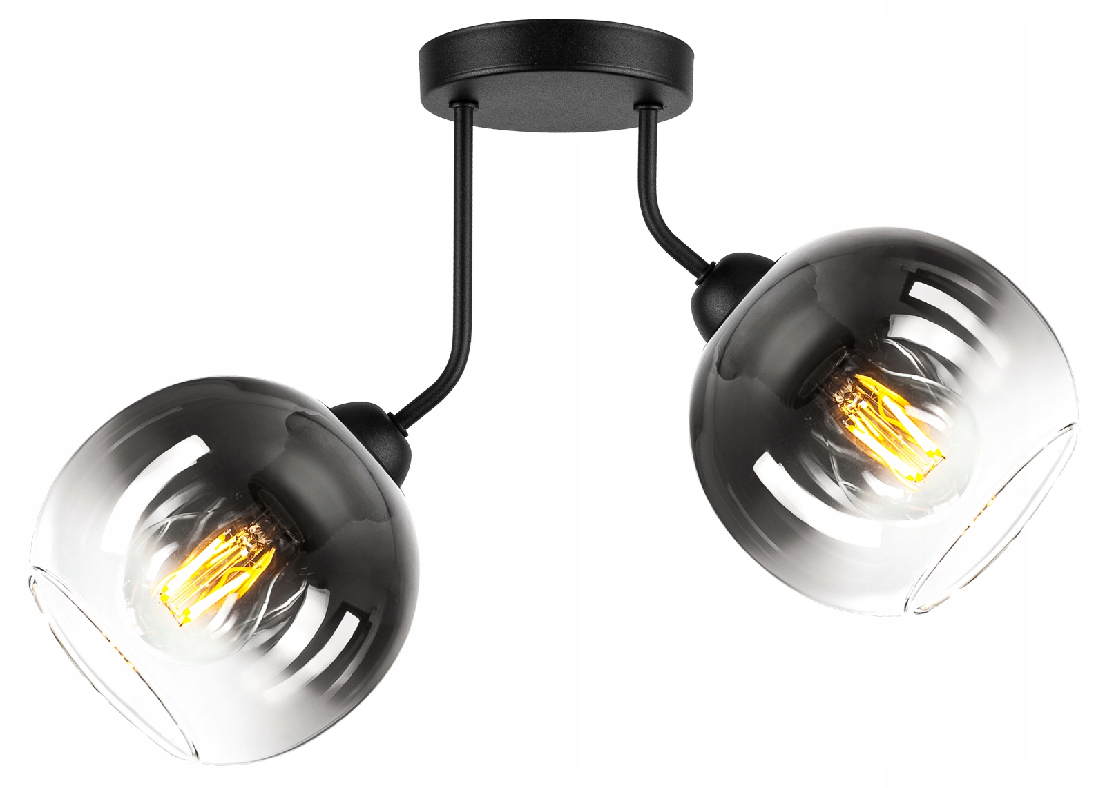 

Szklana Lampa Wisząca Sufitowa Żyrandol Kule Led