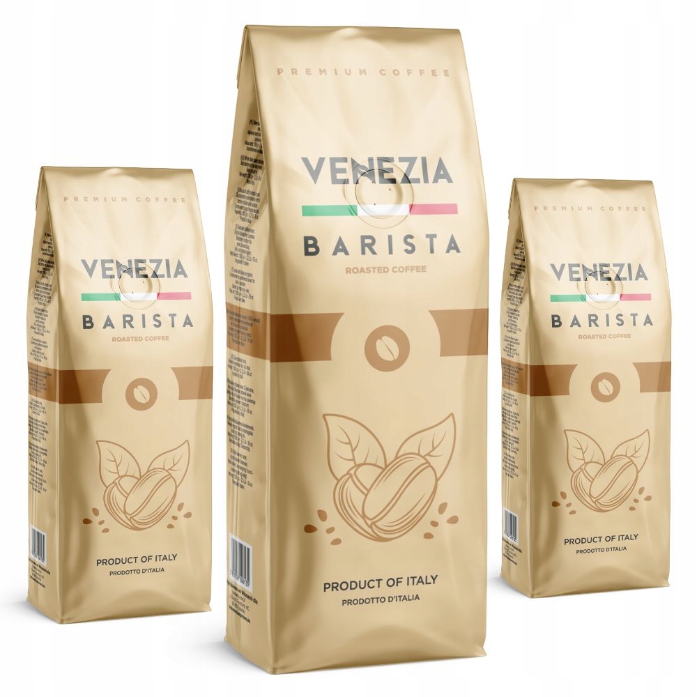 Levně Káva zrnková Venezia Barista Plus 3 kg čerstvě pražená arabica robusta