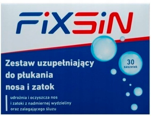 

Fixsin zestaw uzupełniający do płukania nosa zatok
