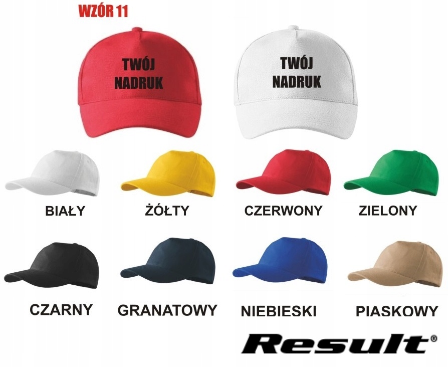 SOLIDNE CZAPKI CZAPKA Z DASZKIEM Z TWOIM NADRUKIEM STRAŻ POŻARNA OSP MDP Kolor dominujący beże i brązy