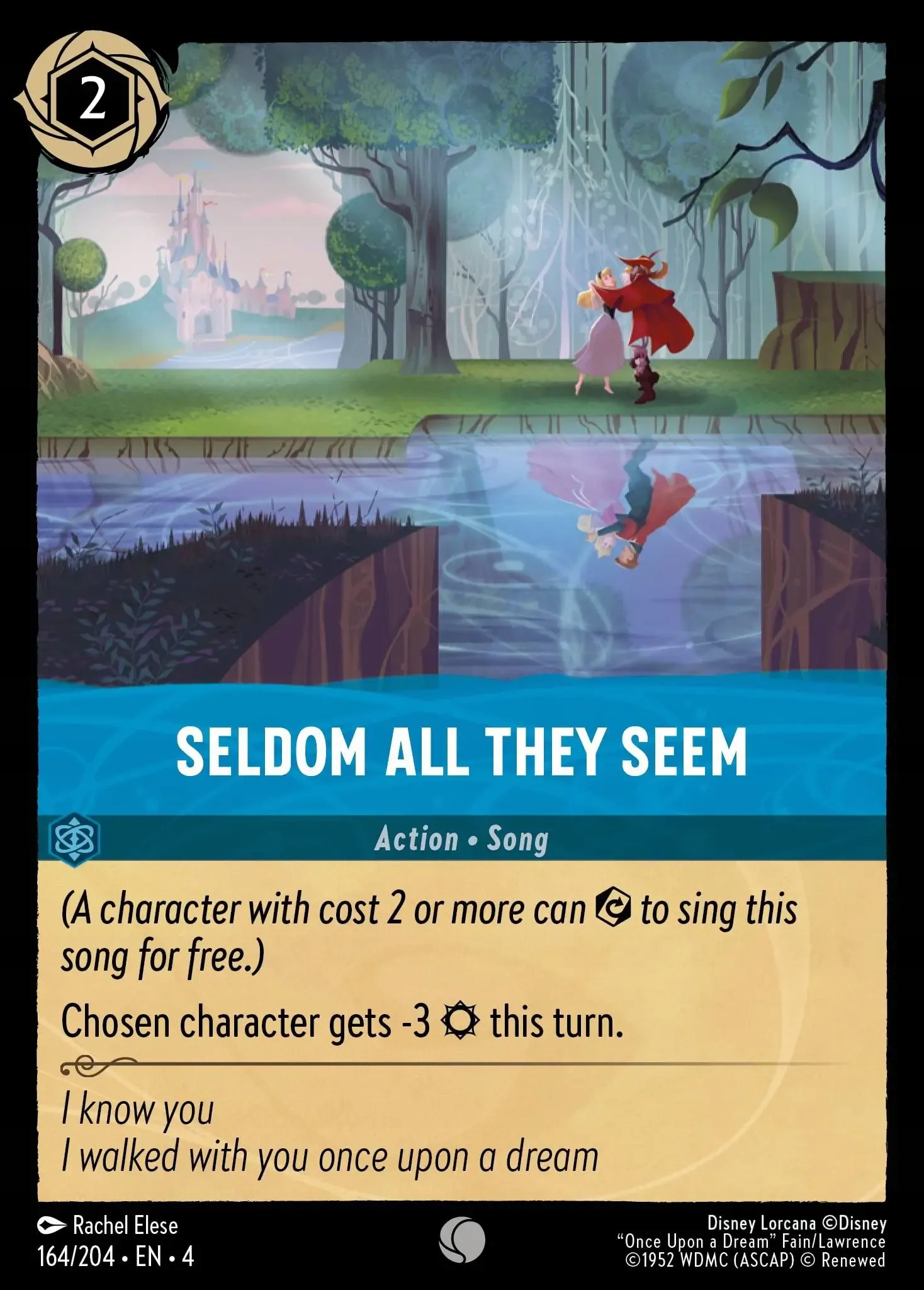 Disney Lorcana Seldom All They Seem 4URS #164