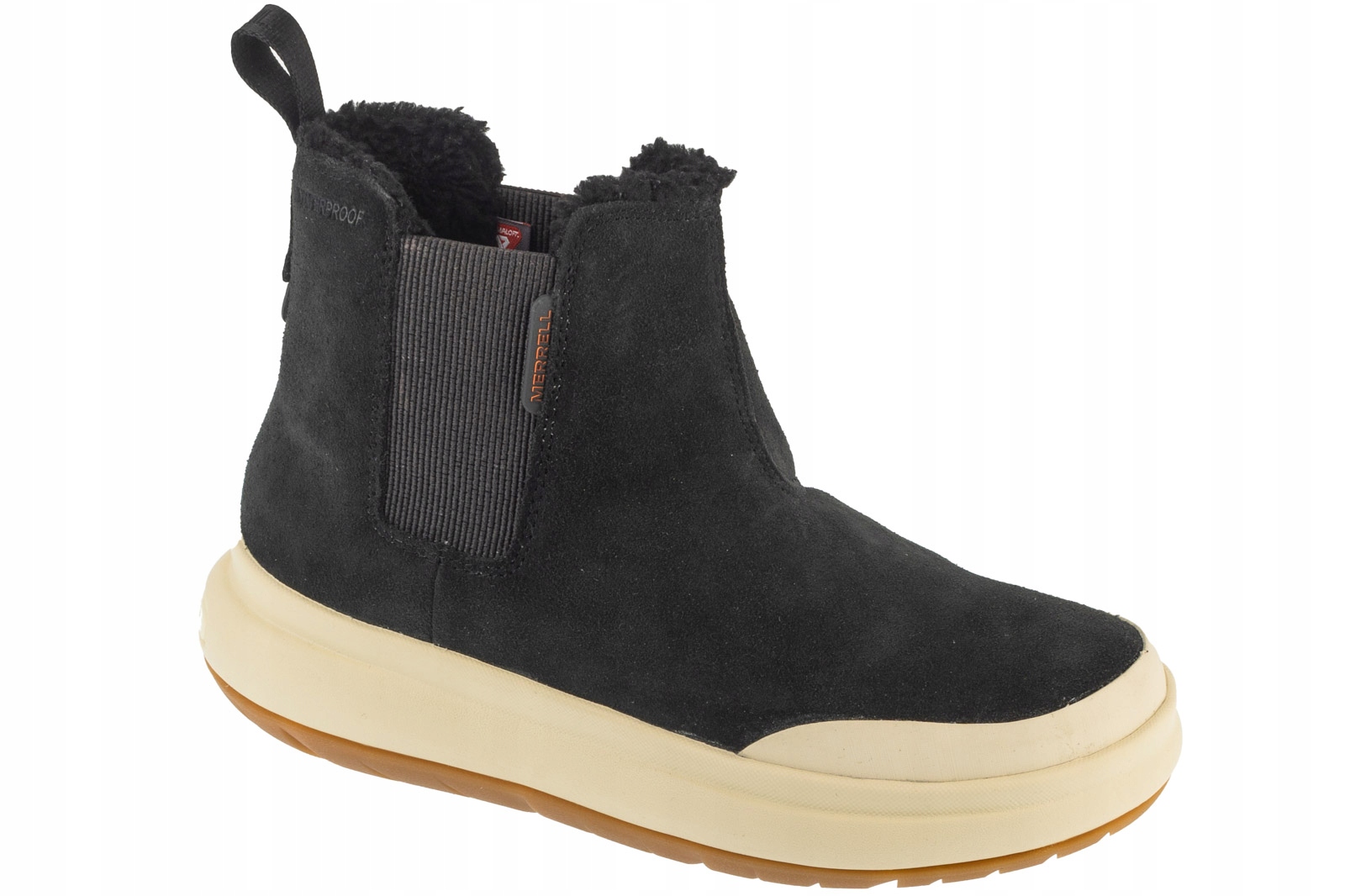 Merrell Marquette Thermo Pull On Wp [37] Dámské zimní boty Semišové černé