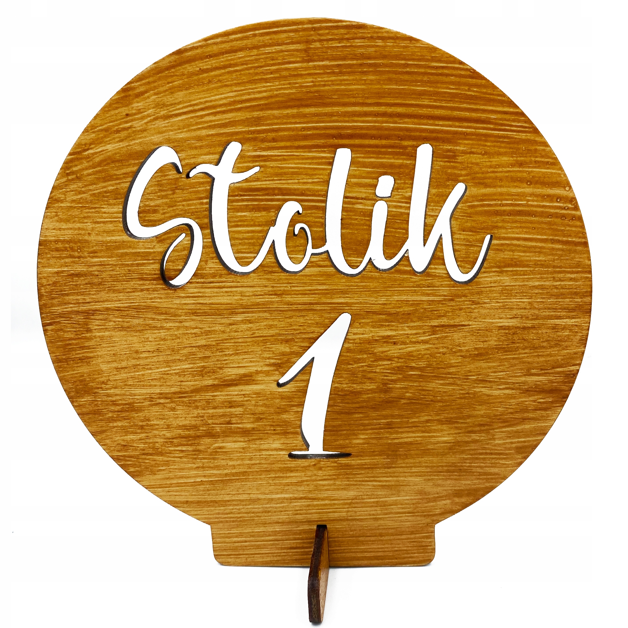 

Tabliczka Z Numerem Stołu Na Wesele Ślub Na Stół