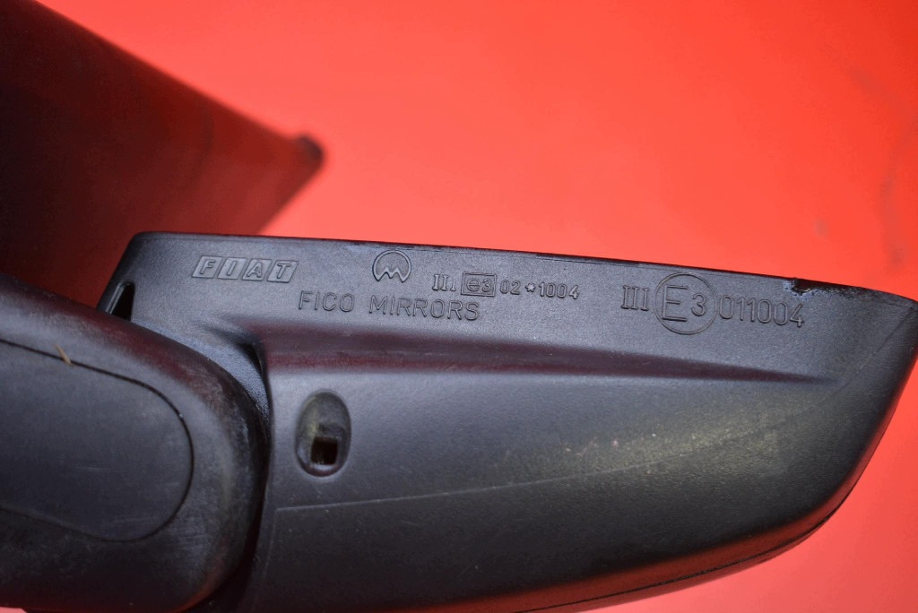 mirror right manually black, EU 011004 FIAT PANDA 2 II 03-11