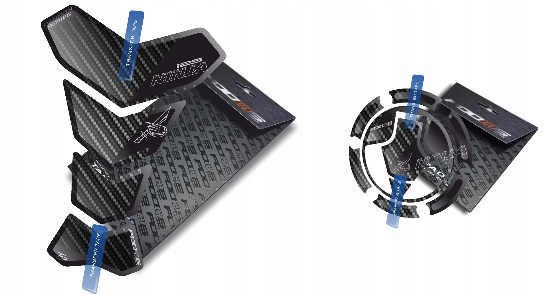 Tankpad Cap-pad Fooqs Kawasaki Ninja 125 Carbon