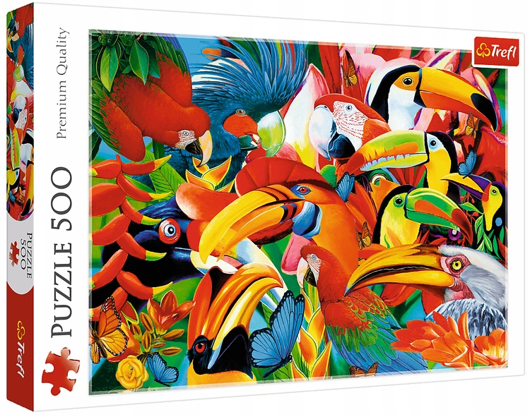 

Trefl Puzzle 500 Elementów Kolorowe Ptaki 37328