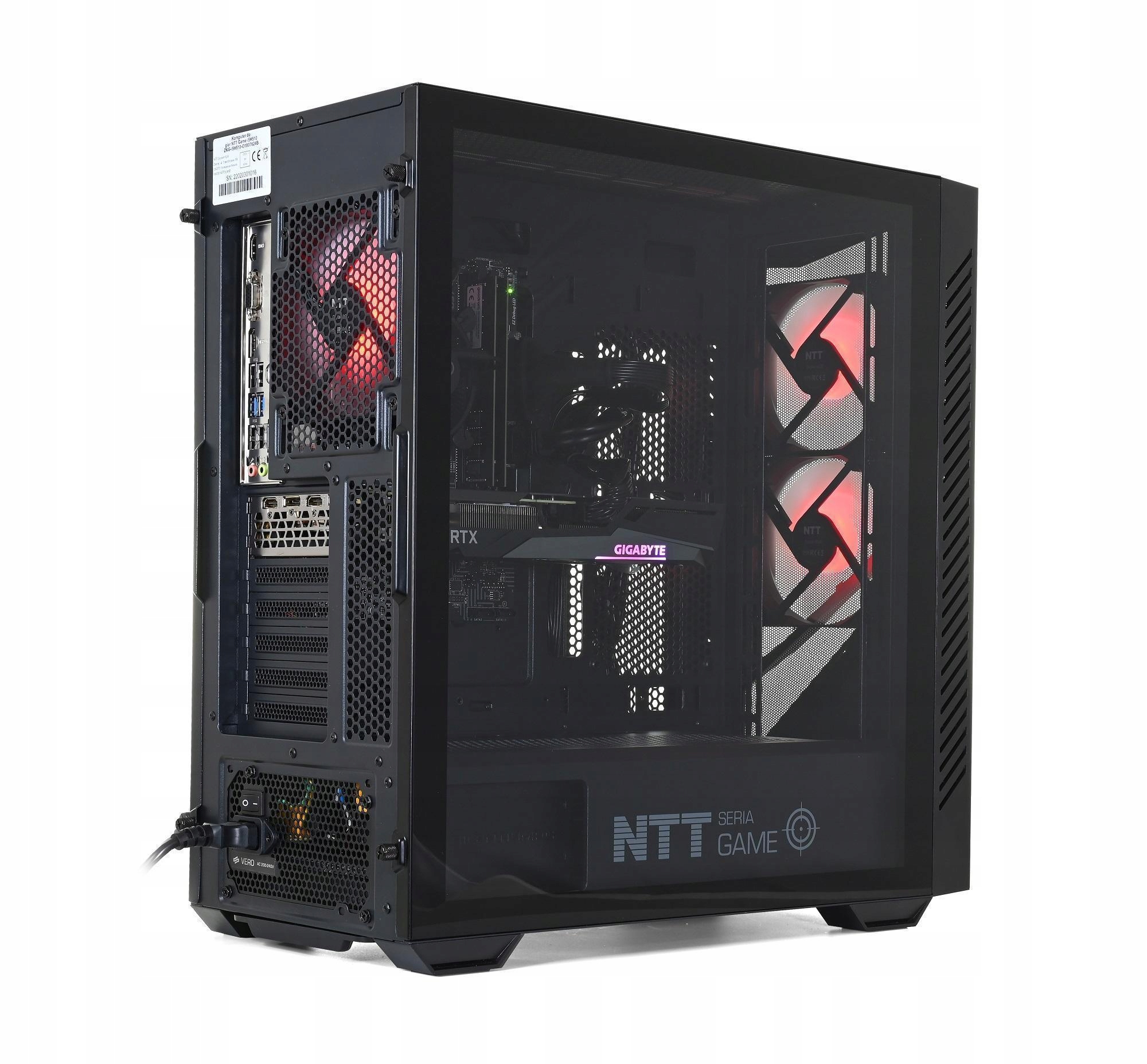 Komputer NTT Game Pro R5 5600, RTX 4060Ti 8GB, 32GB RAM, 1TB SSD, W11H Marka NTT