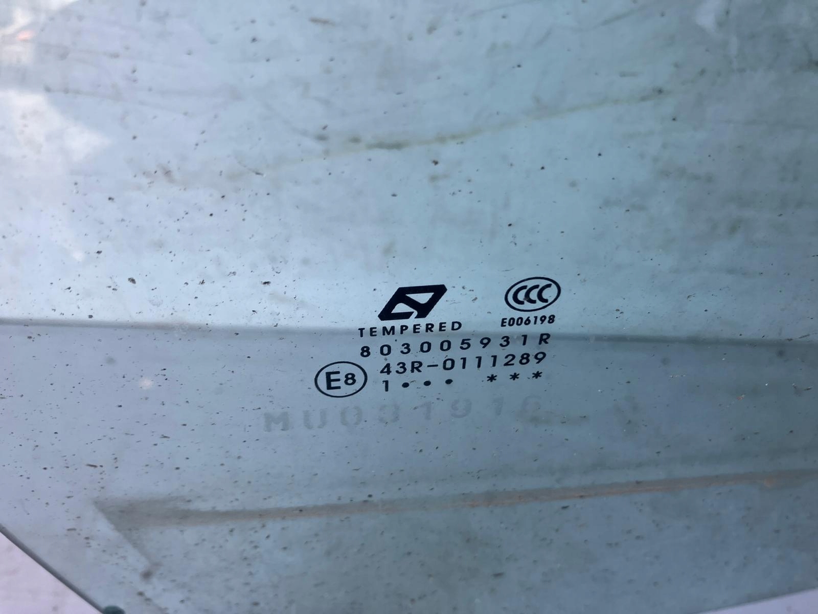 window door right front DACIA SPRING 21 ROK