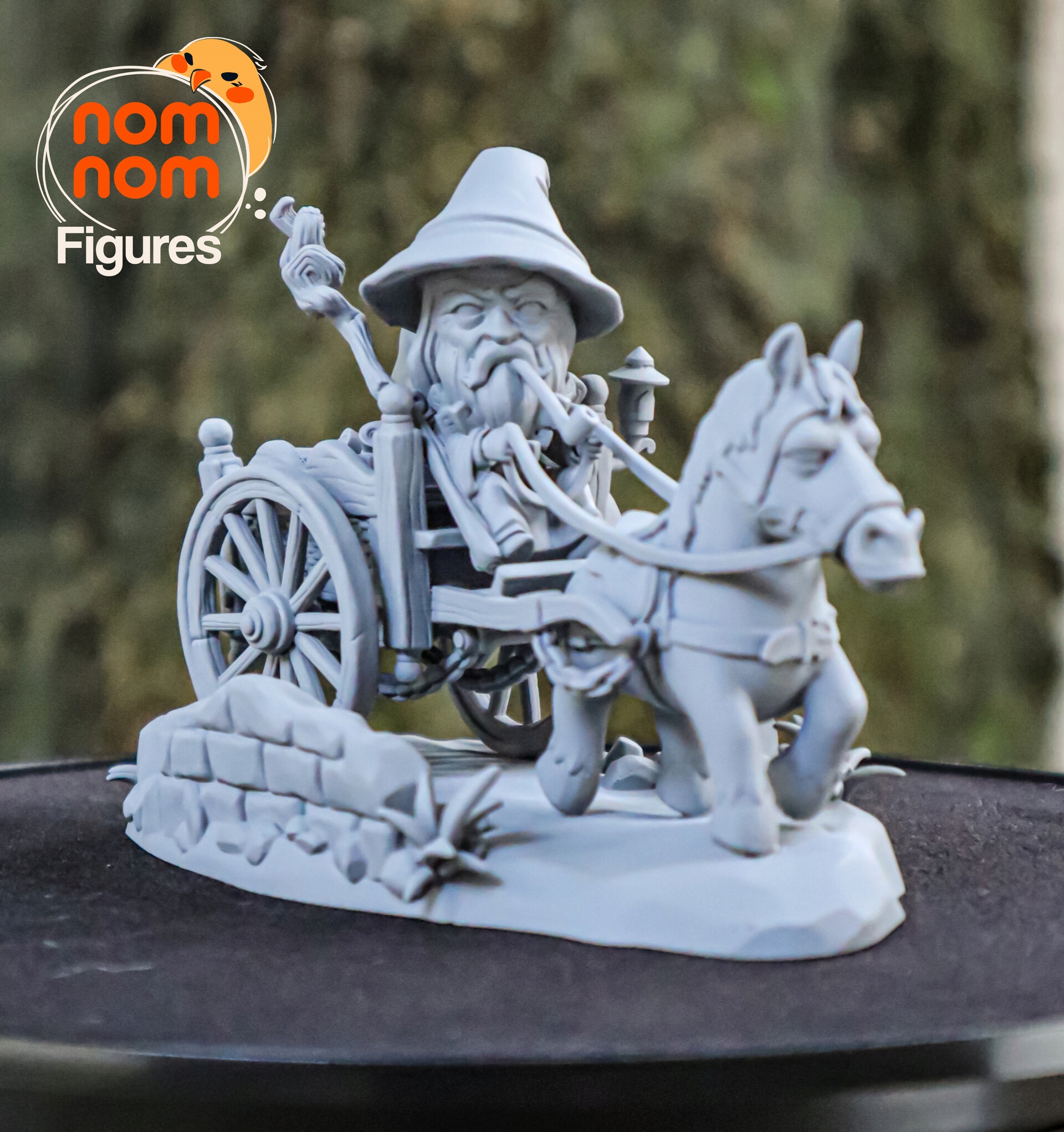 Figurka Chibi Gandalf Pán prstenů 3D tisk Pryskyřice NomNom Figures
