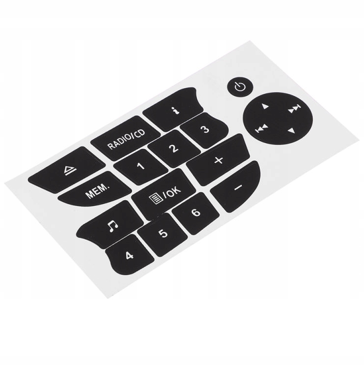 RENAULT CLIO III MEGANE 3 NAKLEJKI NAPRAWCZE RADIO Producent części ME Premium