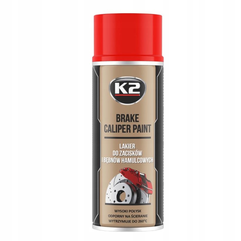 

Lakier spray do zacisków hamulcowych K2 Czerwony