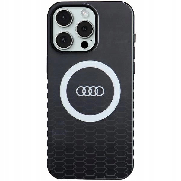 Pouzdro Audi IML Big Logo MagSafe pro iPhone 15 Pro Max černé