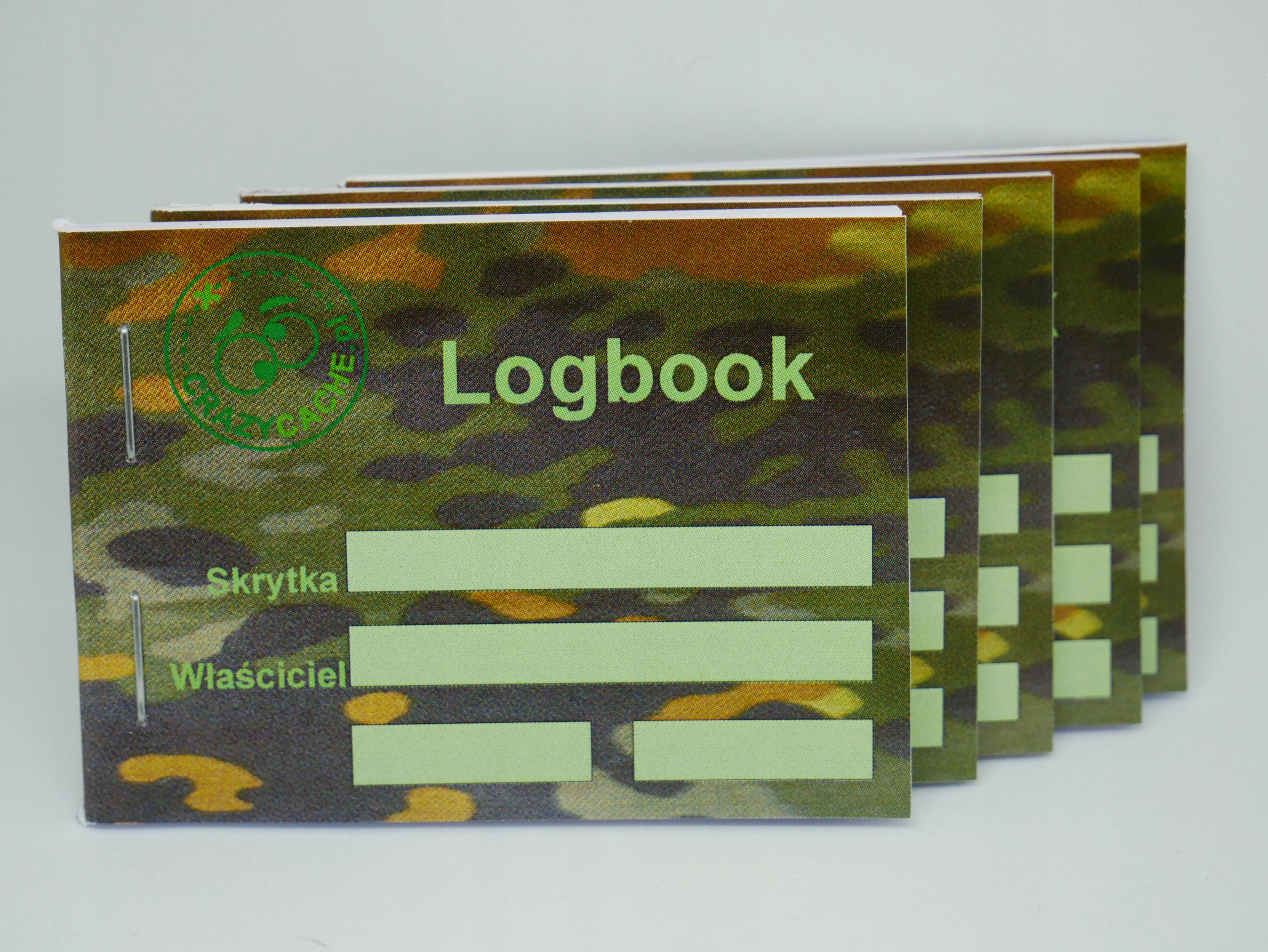 Logbook książeczkowy, Geocaching /Opencaching 5szt