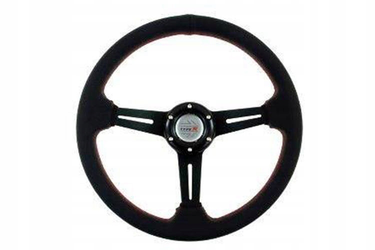 Volant Pro 350 mm ofset: 40 mm Čierna koža