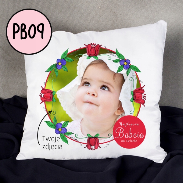Poduszka ze zdjęciem dla Babci Dziadka prezent Rodzaj inna