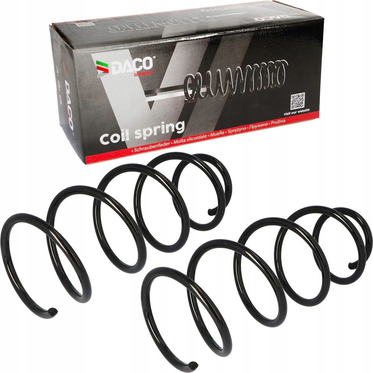 Sprezyna zawieszenia x2 DACO PRZOD BMW E87 E81 E90
