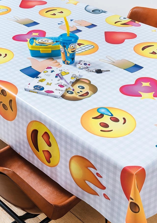 

Cerata Obrus emotki buźki kolorowa dla dzieci