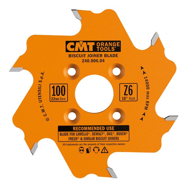

Cmt Frez do Lamelek 100x22x6Z do Lamelownicy