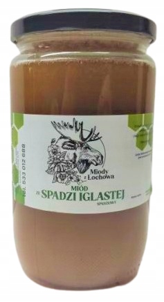 Miód spadziowy iglasty 950g Miody z Łochowa