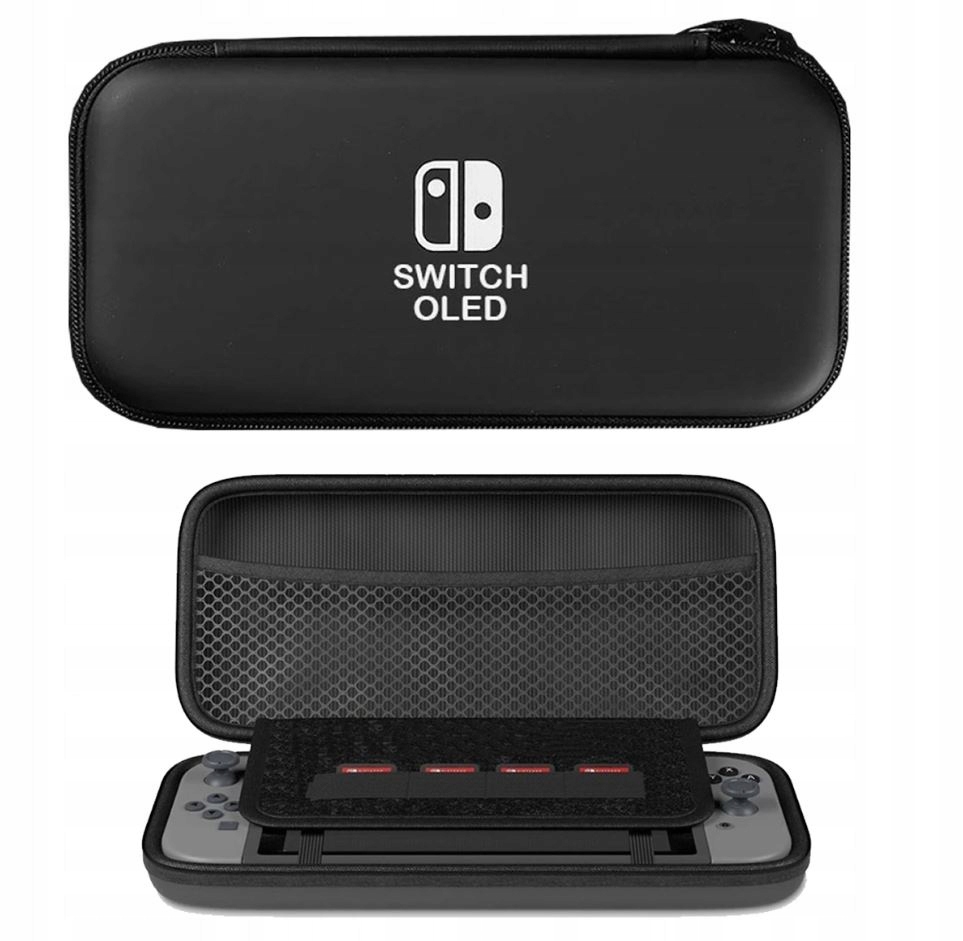 Supero Hardcase Pouzdro Case Pouzdro Pro Nintendo Switch Oled Černé Logo