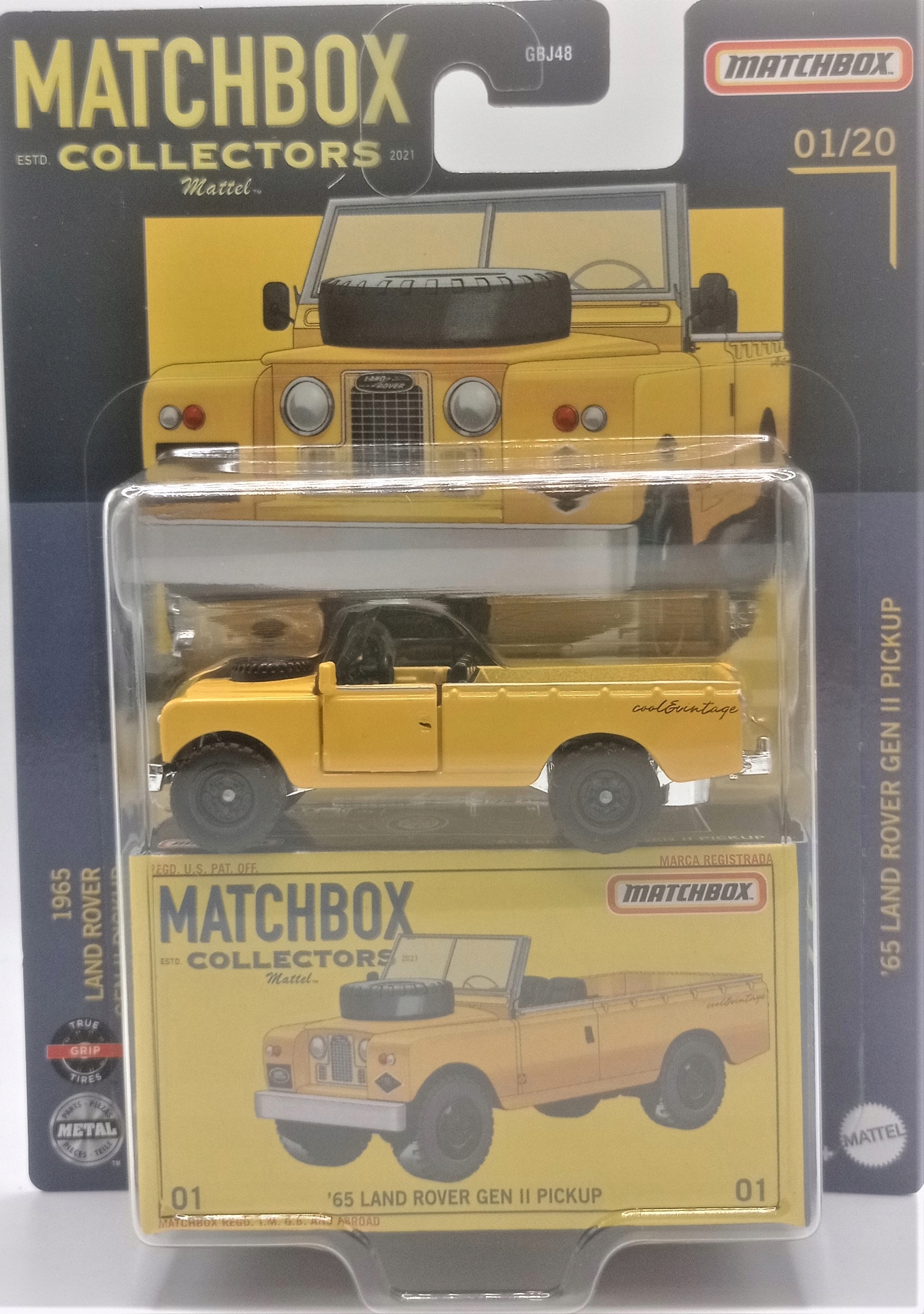 

Matchbox '65 Land Rover Gen II Pickup 01/20