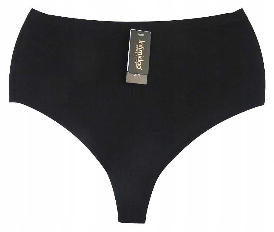 Intimidao stringi bezszwowe cięte laserowo wysoki stan beżowe L/XL Płeć kobieta