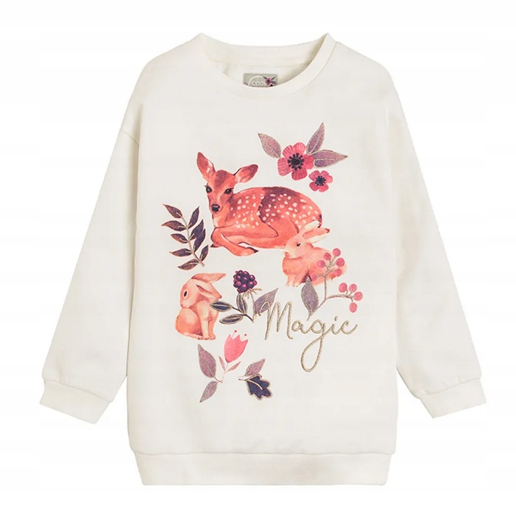 

Cool Club bluza dziewczęca ecru sarenka r 122