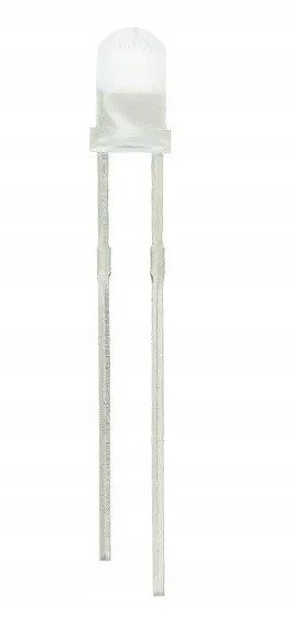 Dioda Led 3mm Biała 3V 20mA 20szt.