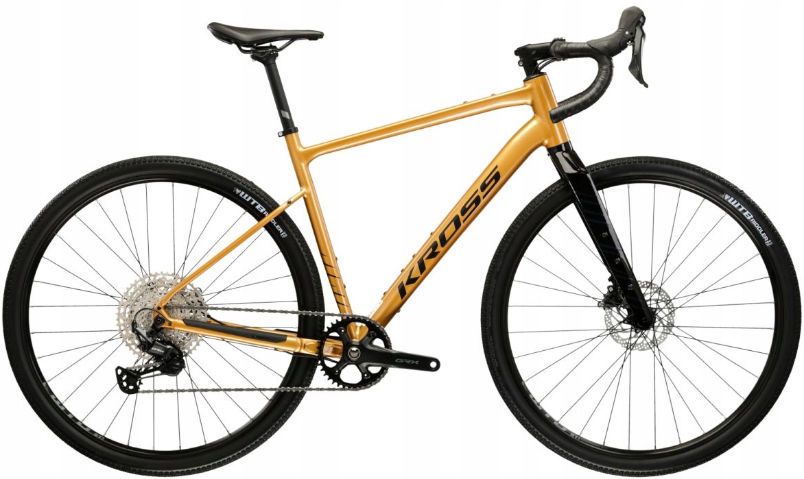 Rower gravel Kross Esker 5.0 rama XL 21 cali koło 28 " złoty