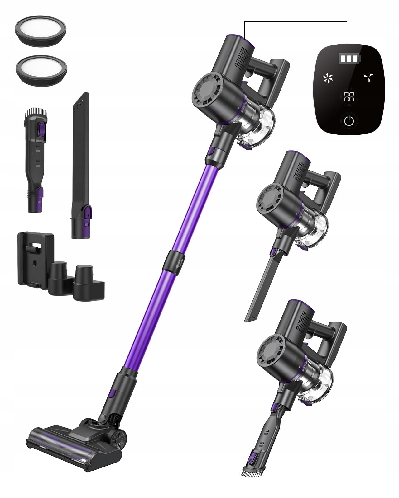 Vexilar V8PRO akumulátorový vysávač 6 v 1, 45 min, 35 kPa