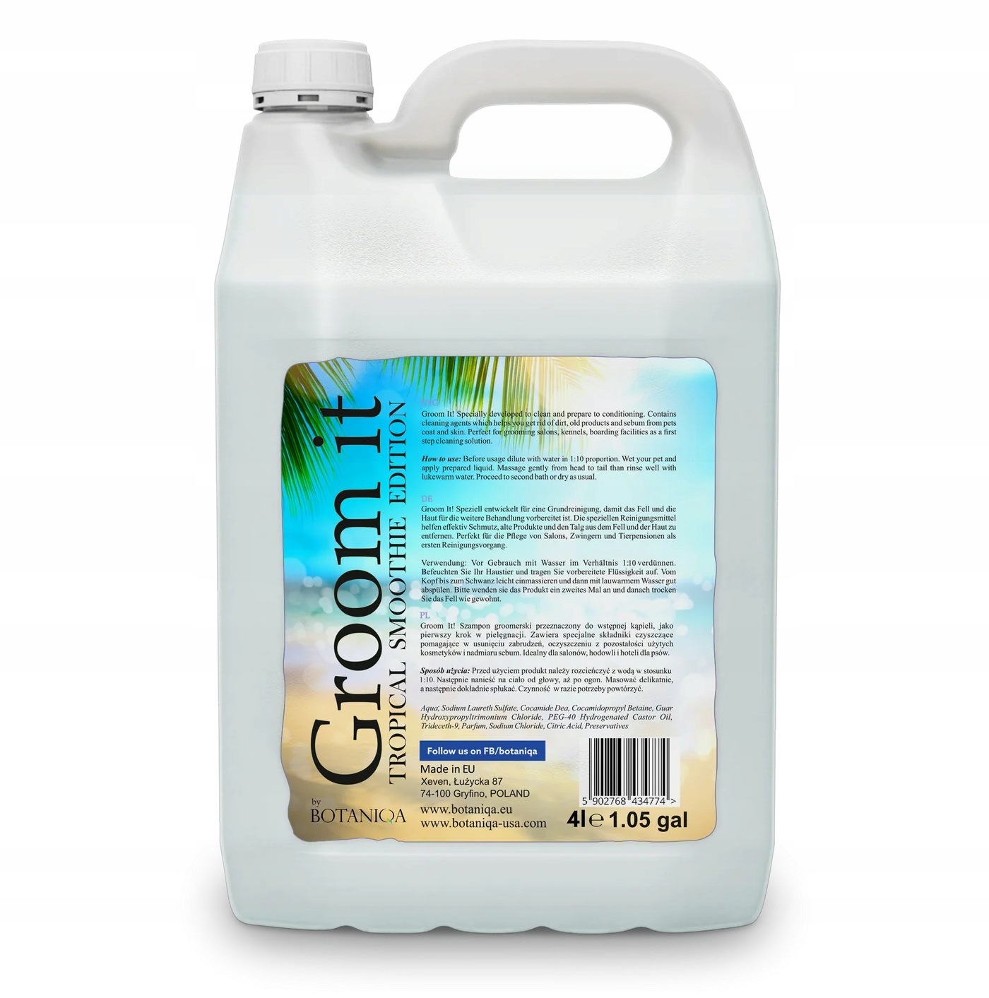 Botaniqa Groom It Šampon pro první předmytí – tropické smoothie