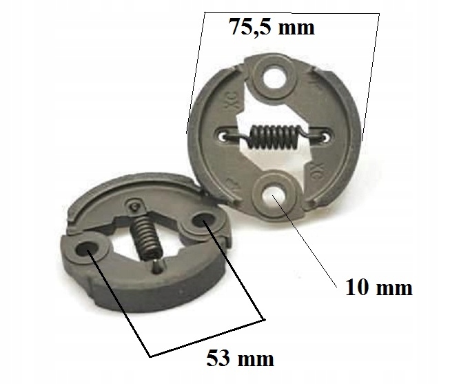 SPRZĘGŁO KOMPLETNE KOSY CHIŃSKIE NAC BC CG CYG 32 33 43 415 430 520 TEXAS Typ sprzęgło