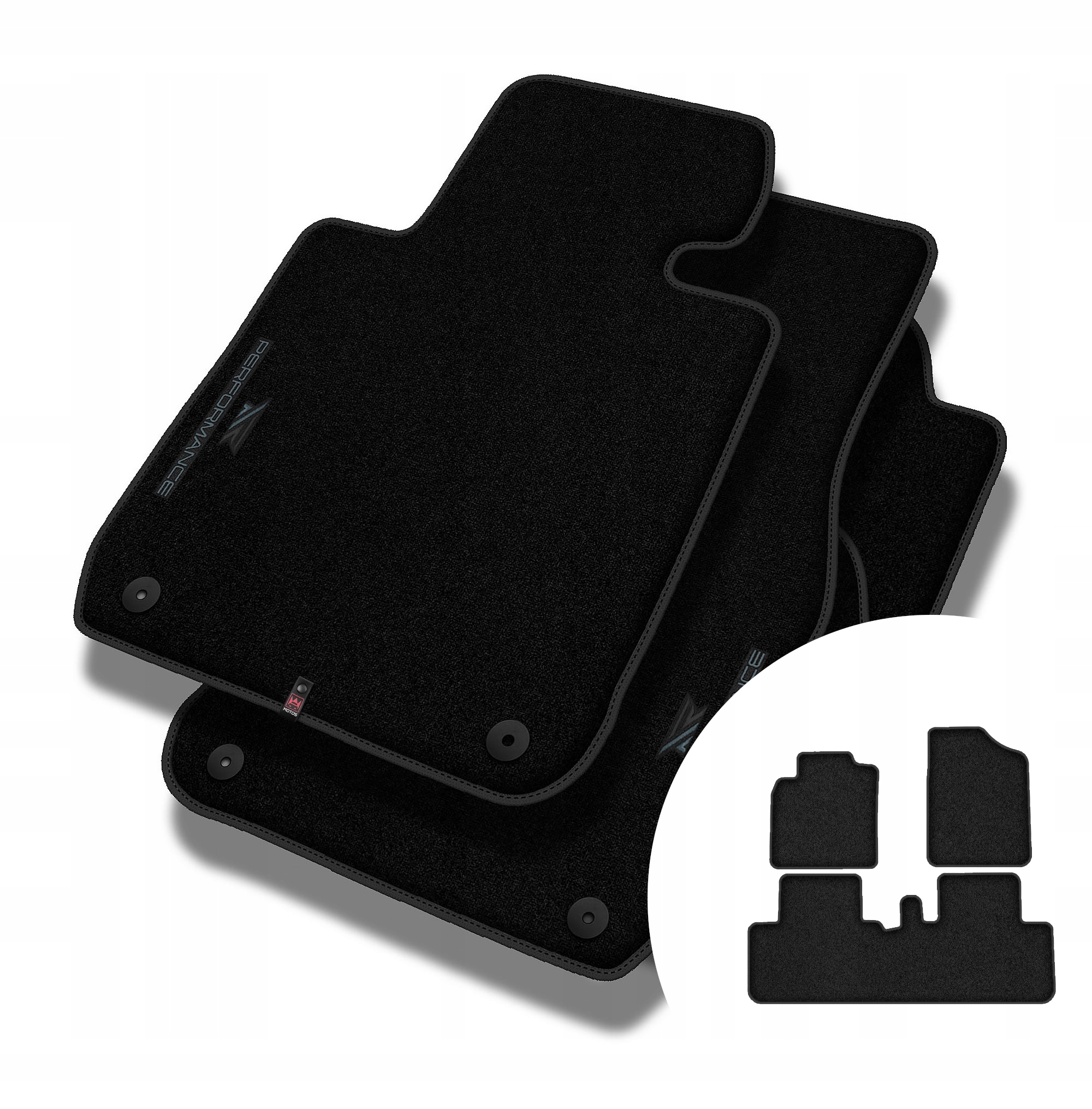Velúrové koberčeky Performance Premium pre Toyota Avensis Verso 2001-2009