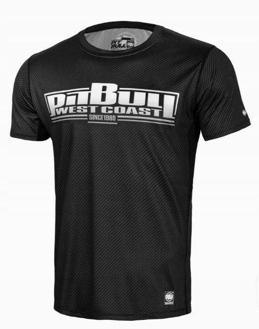 Koszulka Sportowa Pitbull Carbon Boxing Czarna Idealna Na Trening XXXL