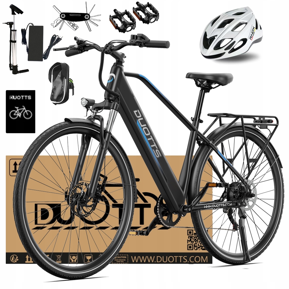 Duotts C29 Lite Rower Elektryczne 36V 13AH 250W 25km/h 65km 27.5“ Miejskie