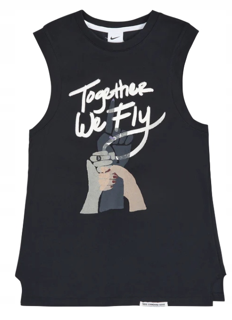 Dámská Tričko Nike bez rukávů Dri-FIT Standard Issue DH7658-010 L